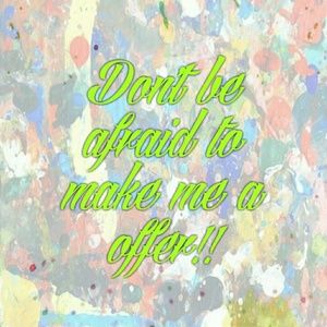 I accept reasonable offers !!!!